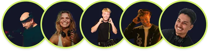 Billede af DJs der tager kontakt